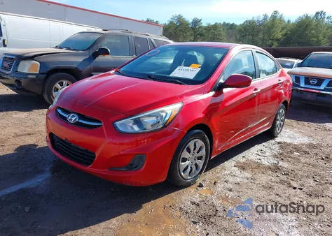 2015 Hyundai Accent Gls z USA, uszkodzony, nr VIN KMHCT4AE6FU862139